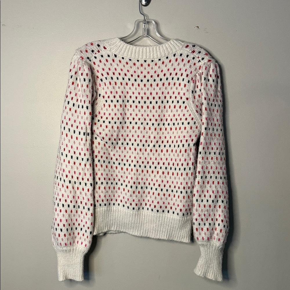 Marine Layer Pink Alma Puff Sleeve Sweater - Picture 7 of 12